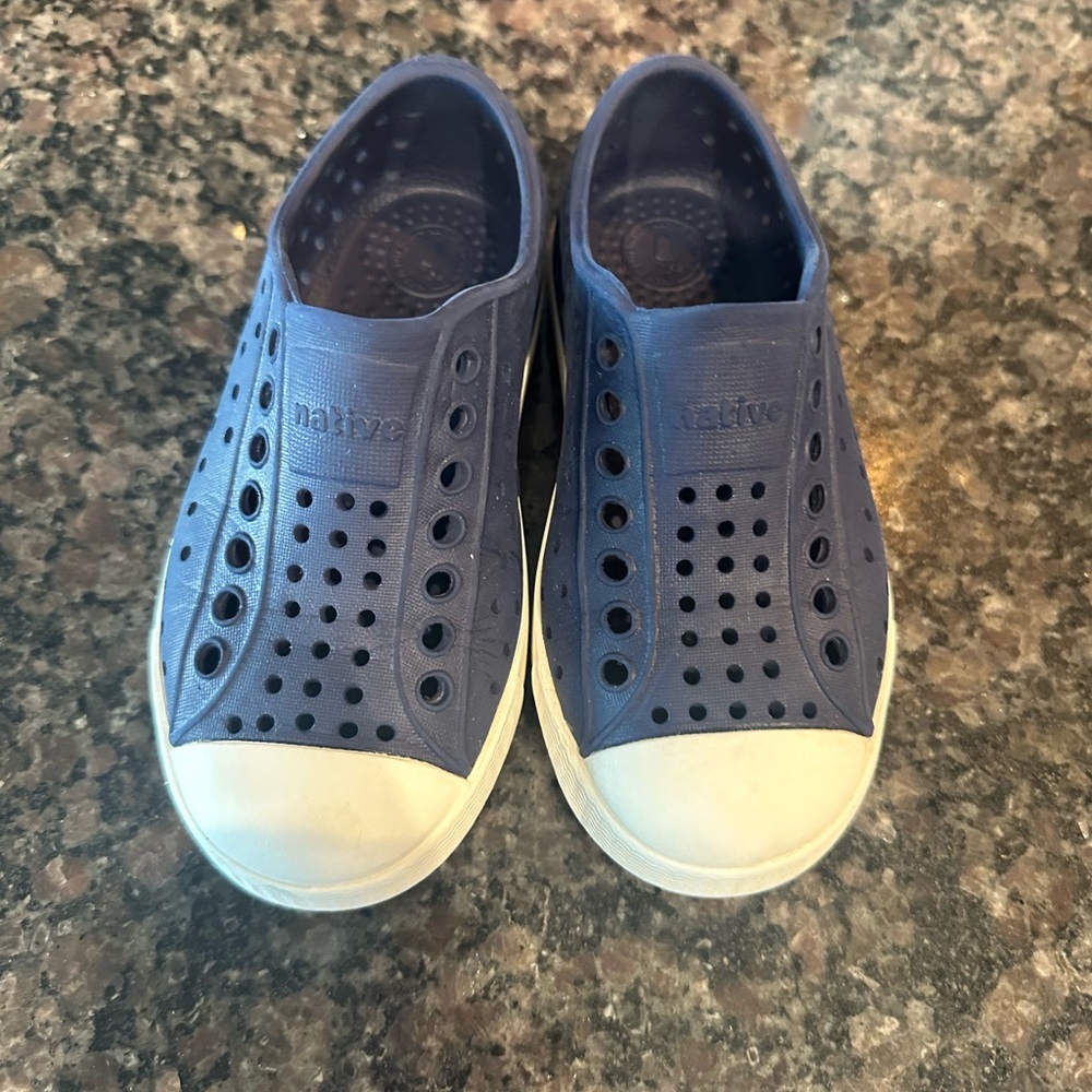 Native Kids Blue Slip-On Shoes